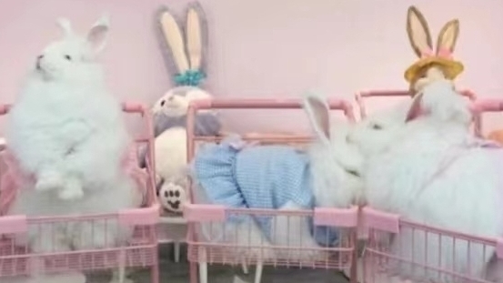 店面安哥拉兔實(shí)拍